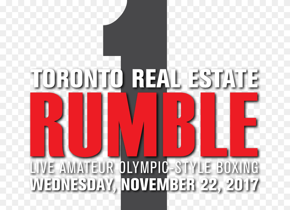 Toronto Real Estate Rumble Logo Graphic Design, Sword, Weapon, Advertisement, Poster Free Transparent Png