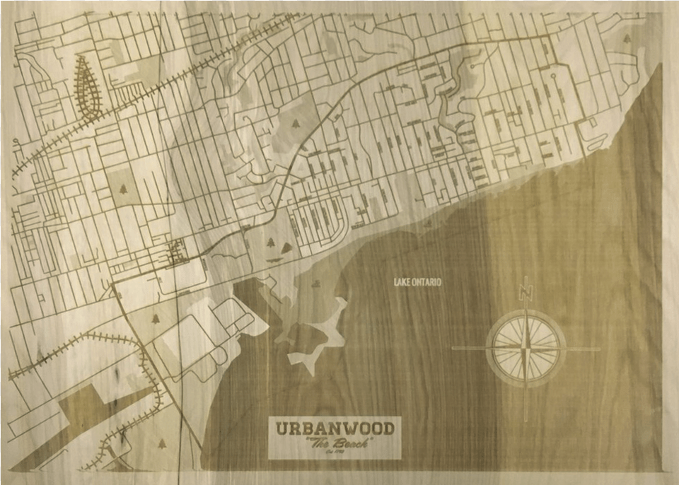 Toronto Urbanwood Newsprint, Chart, Plot, Map, Atlas Free Png Download