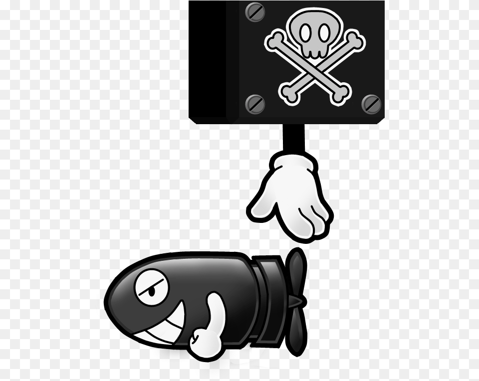Torpedo Ted By The Papernes Guy On Clipart Library Super Mario Torpedo Ted, Clothing, Glove Free Png