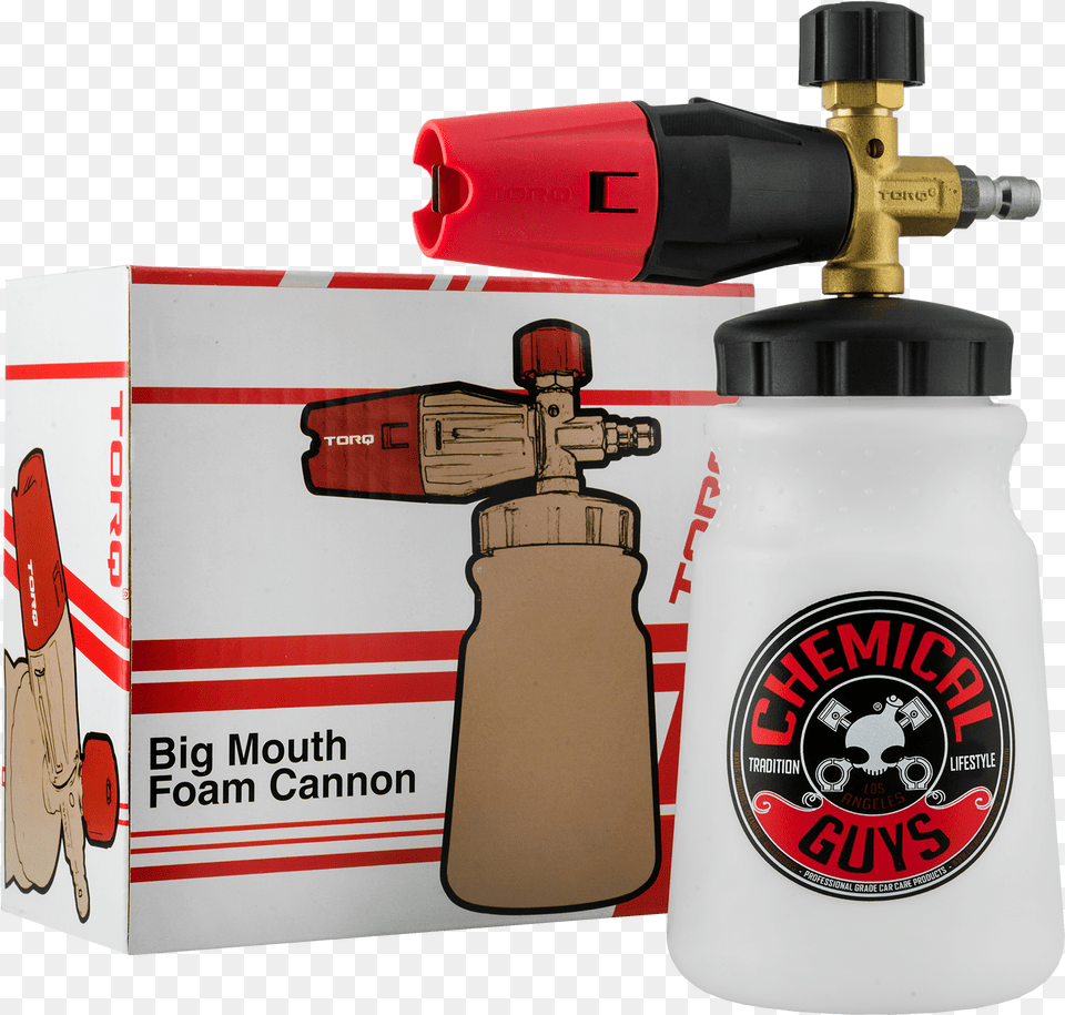 Torq Big Mouth Foam Cannon Chemical Guys Snow Foam Lance, Bottle, Shaker Free Png Download