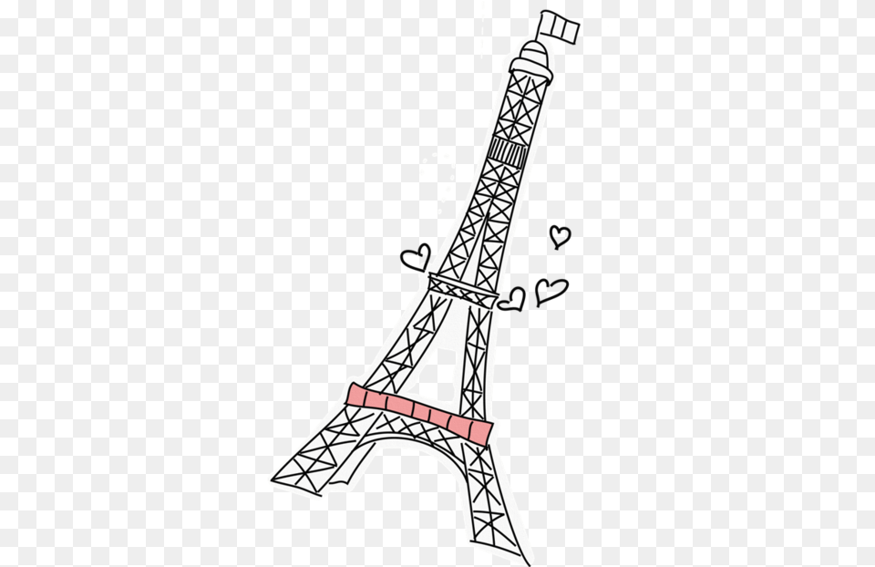 Torre Eiffel, Cable, Person, Power Lines Png