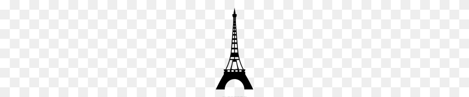 Torre Eiffel Com Image, Gray Free Png Download