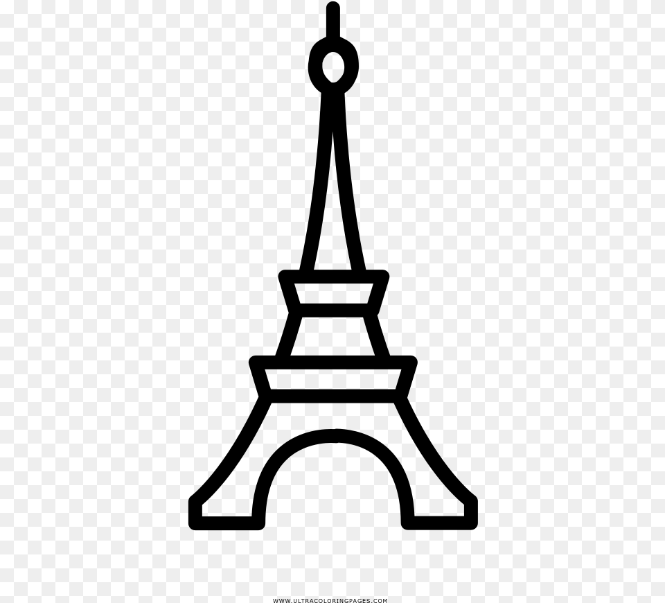 Torre Eiffel Para Dibujar, Gray Free Png Download