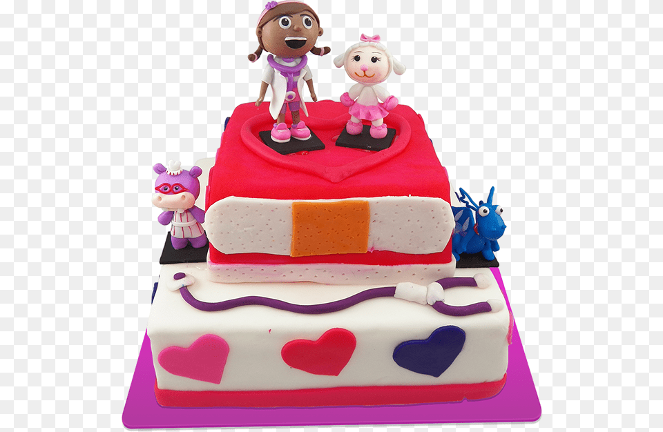 Torta Doctora Juguetes Cake Decorating, Birthday Cake, Food, Dessert, Cream Free Transparent Png