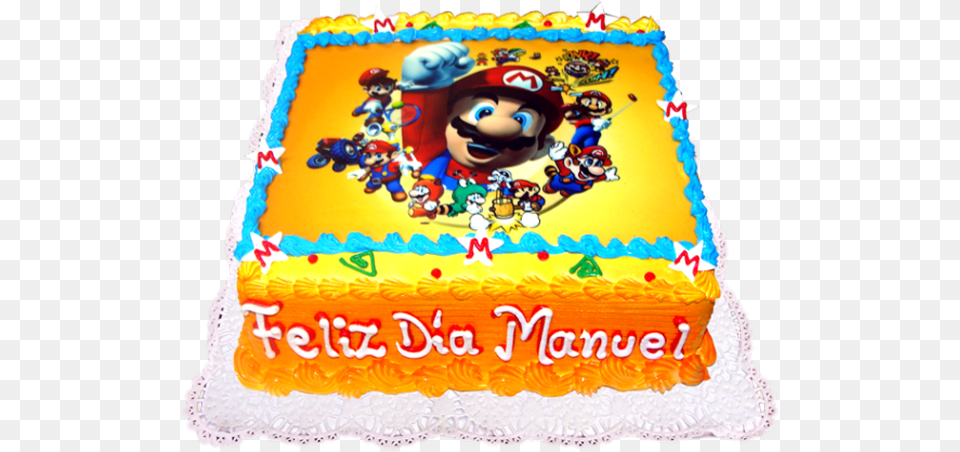 Tortas De Mario Bros, Birthday Cake, Cake, Cream, Dessert Png