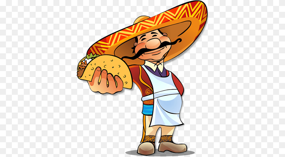 Tortas Jalisco Restaurant Lawrence Ks Mexicanman Mexican Food Clip Art, Clothing, Hat, Sombrero, Baby Png