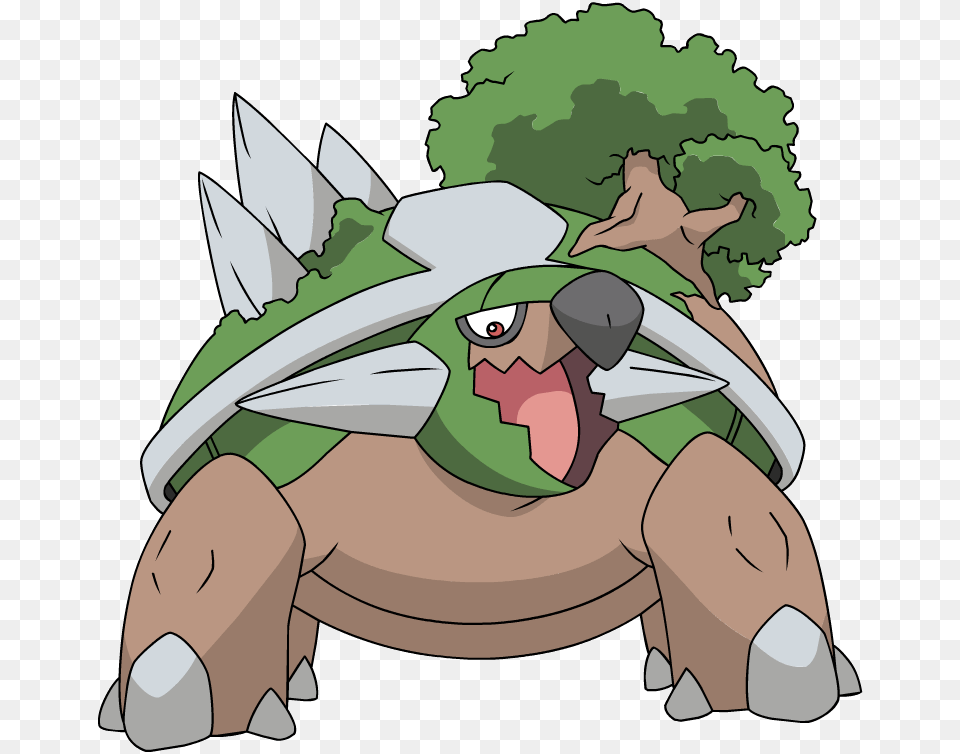 Torterra Vs Venusaur Battles Comic Vine Pokemon Torterra, Green, Cartoon, Baby, Person Png