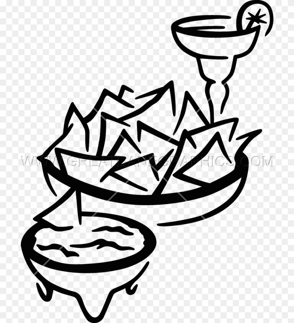 Tortilla Chip Clip Art Black And White, Water Free Transparent Png