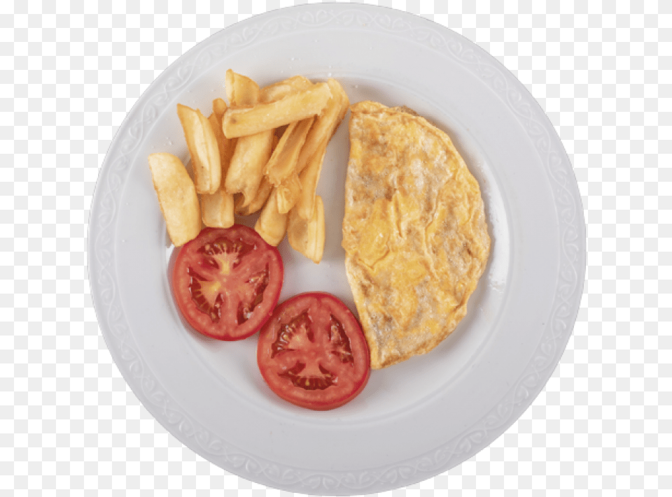 Tortillas Con Papas Fritas Fish And Chips, Plate, Food, Food Presentation, Egg Png Image