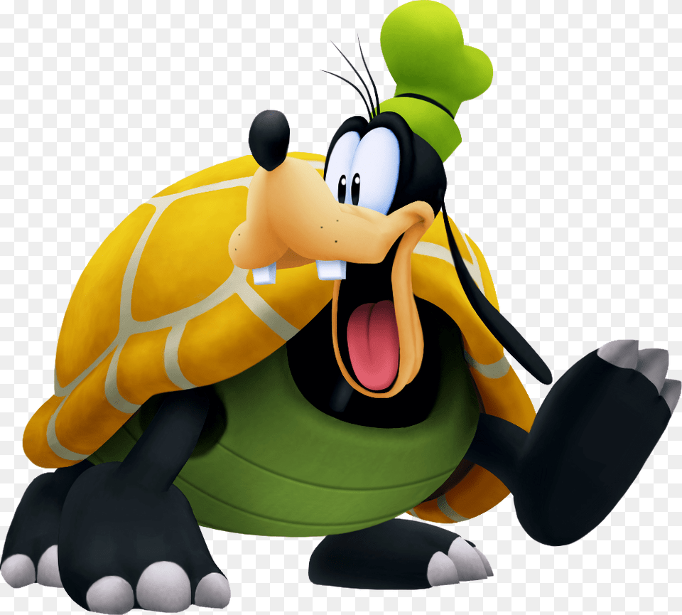 Tortoise Goofy Lion King Kingdom Hearts Goofy, Toy, Animal, Reptile, Sea Life Free Png