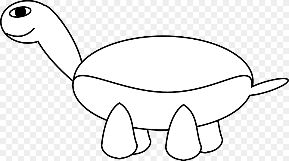 Tortoise Outline Clipart, Cooking Pan, Cookware, Animal, Sea Life Free Png