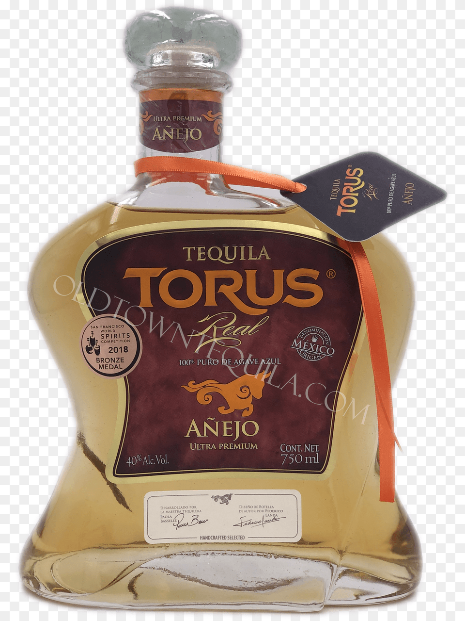 Torus Real Anejo Tequila Blended Whiskey, Alcohol, Beverage, Liquor Png