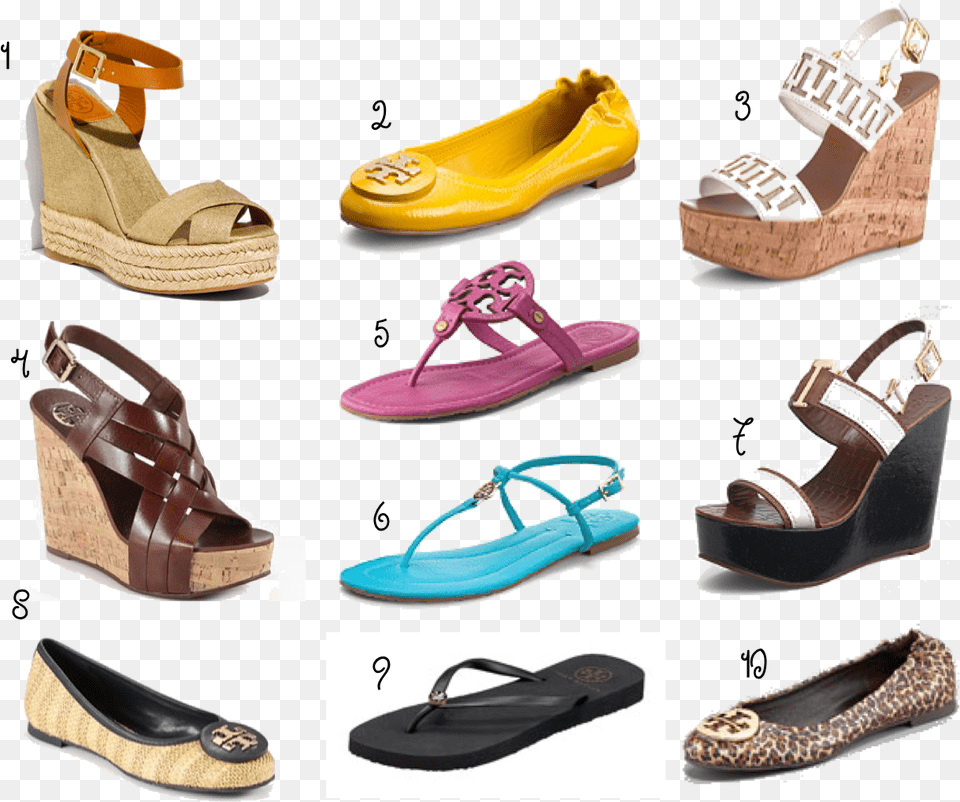 Tory Burch Summer Shoes, Clothing, Footwear, Sandal, Shoe Png