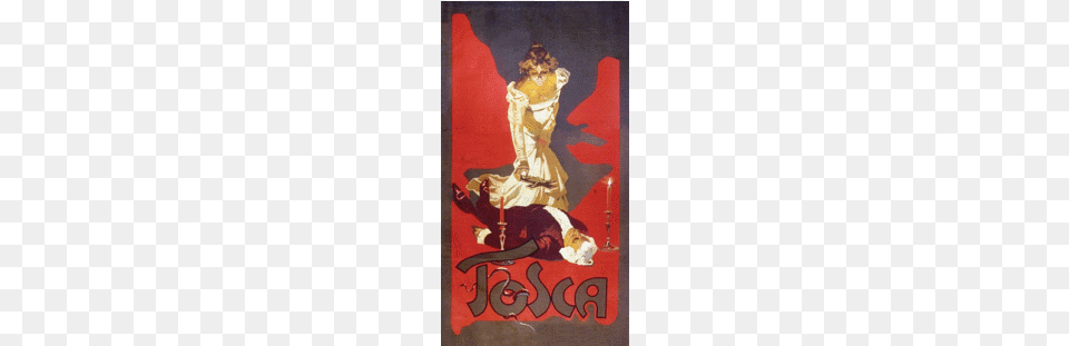 Tosca Lady Standing Over Man Between Two Lit Candles Tosca Poster, Art, Painting, Book, Publication Free Transparent Png