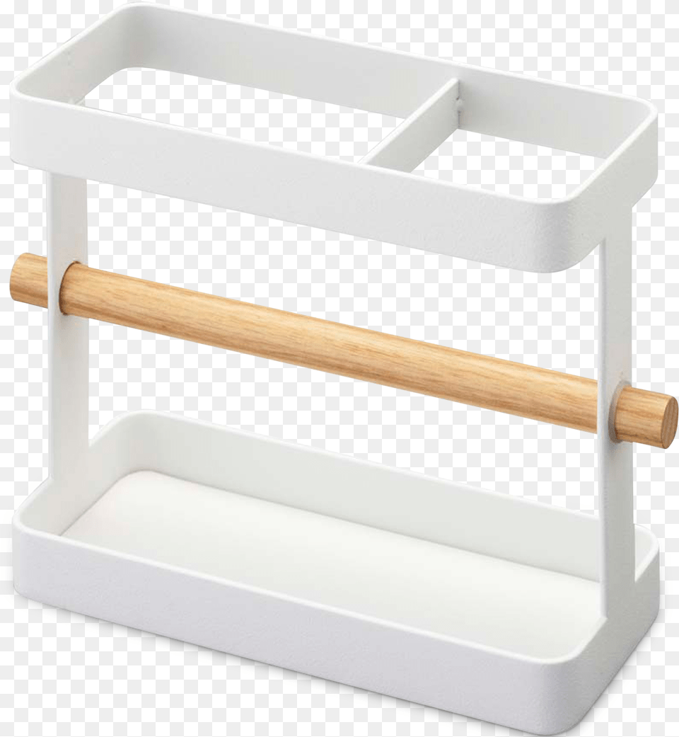 Tosca Wide Utensil Stand White Plastic, Furniture, Crib, Infant Bed Free Png