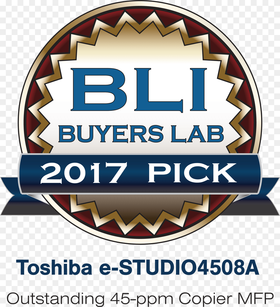 Toshiba S Latest Monochrome Product Surpassed Comparable Bli Buyers Lab 2018 Pick, Logo, Dynamite, Weapon, Advertisement Free Png Download
