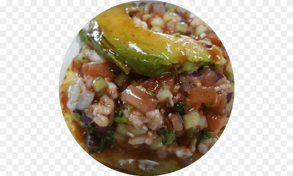 Tostada De Ceviche Gumbo, Food, Food Presentation, Plate, Meal Free Transparent Png