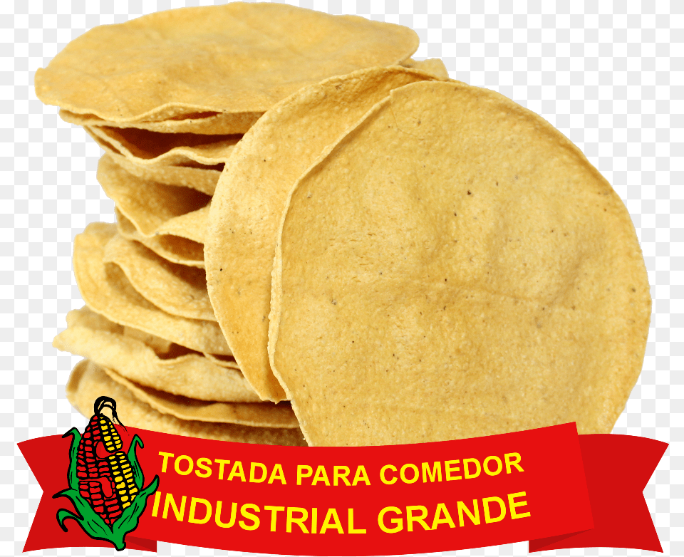 Tostada Para Comedor Industrial Grande 40pzas1 Industry, Bread, Food, Pancake, Tortilla Png