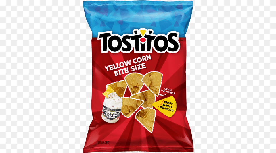 Tostitos Yellow Corn Bite Size Tostitos Chips Scoops, Food, Snack, Bread, Cracker Png