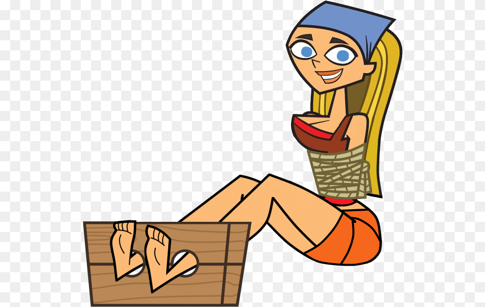 Total Drama Damsel In Distress Lindsay By Tdthomasfan725 D966lqq Total Drama Lindsay Tied Up, Person, Reading, Face, Head Free Png