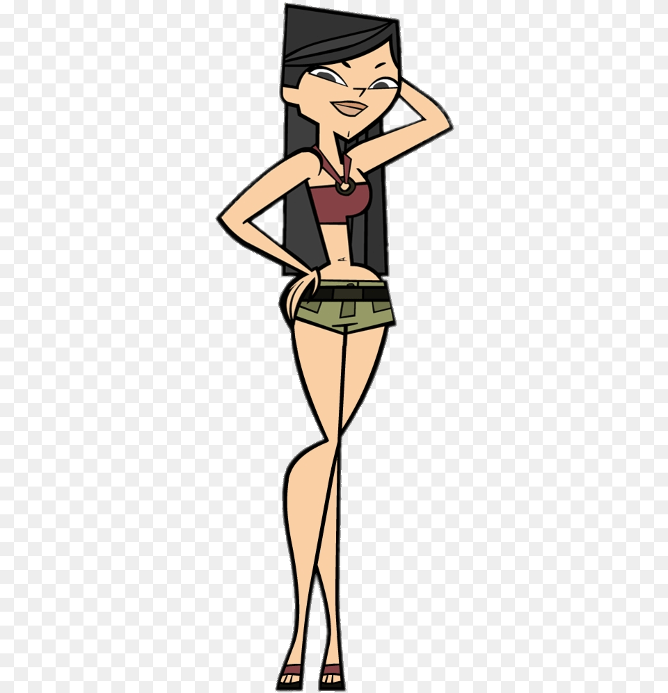 Total Drama Heather Posing Total Drama World Tour Heather, Adult, Publication, Person, Woman Png Image
