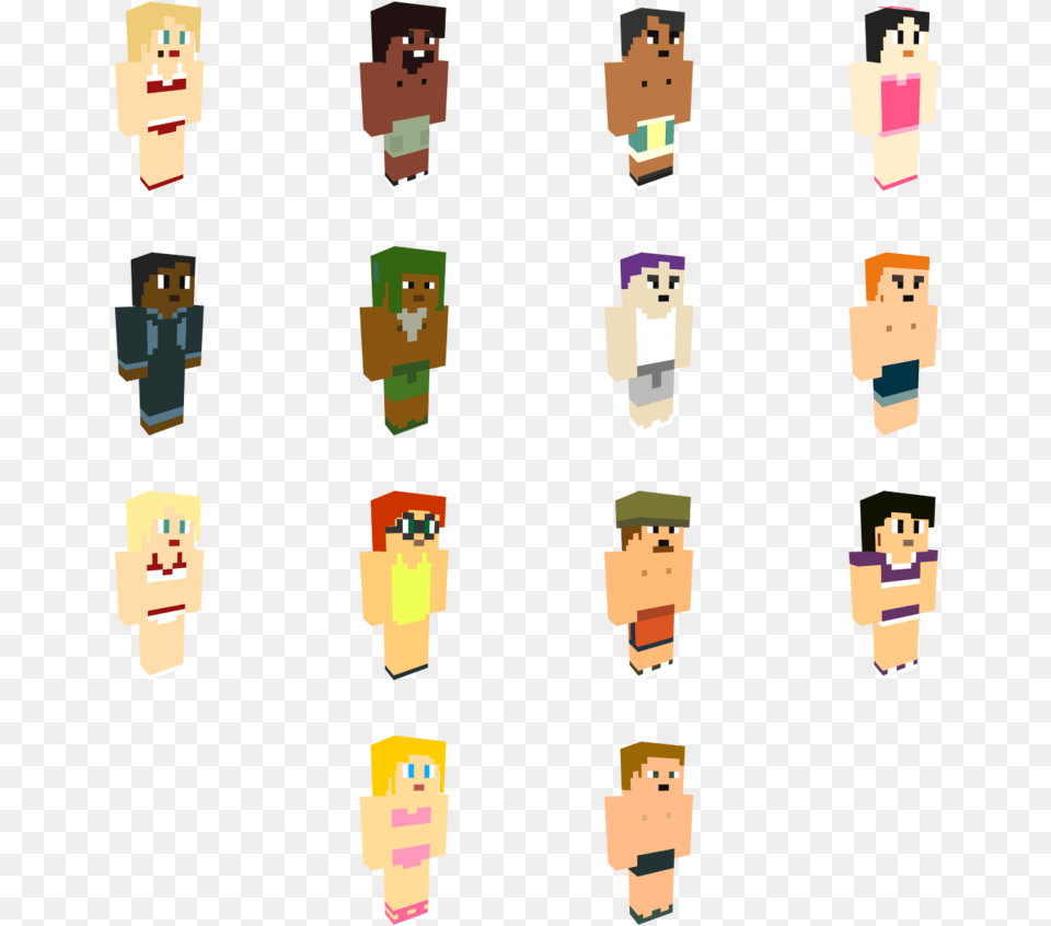 Total Drama Minecraft 3rd Gen Swimwear By Cahenry12 Total Drama Chris Fan Art, Person, Face, Head Free Png