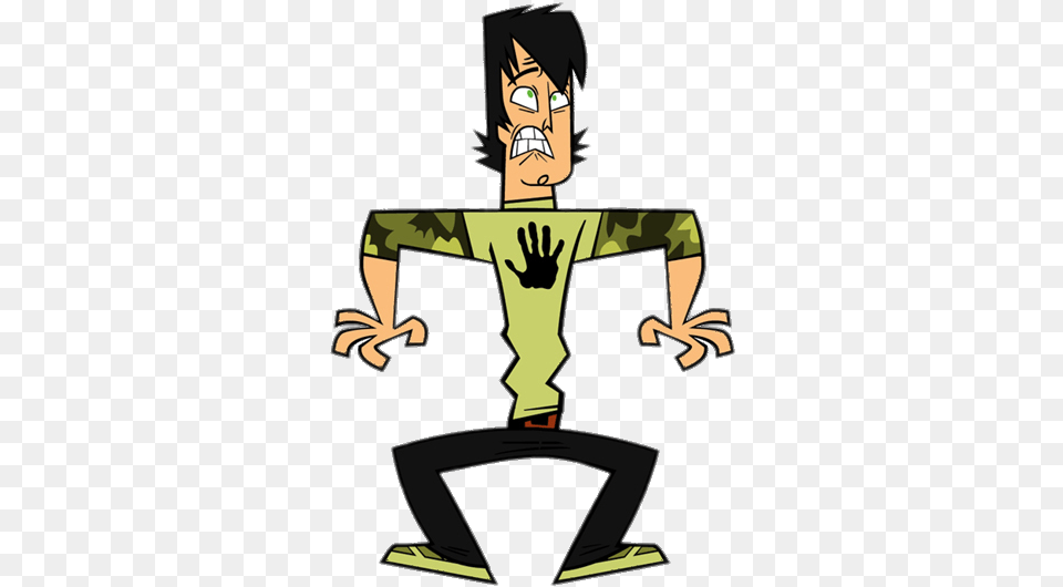 Total Drama Trent Terrified Logo, Book, Comics, Publication, Face Free Png Download