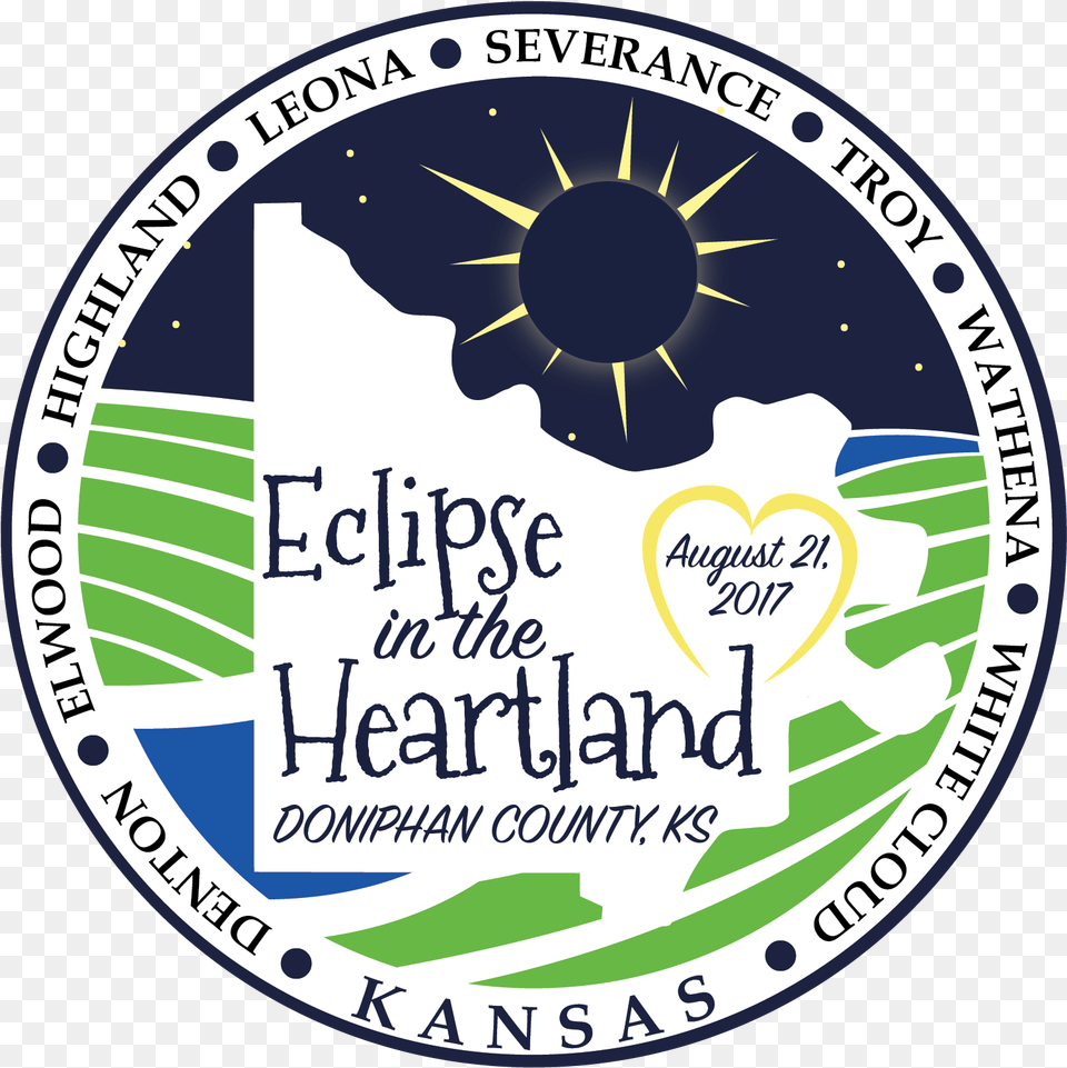 Total Eclipse Of The Heartland Usac Blanco Y Negro, Disk, Logo Free Transparent Png