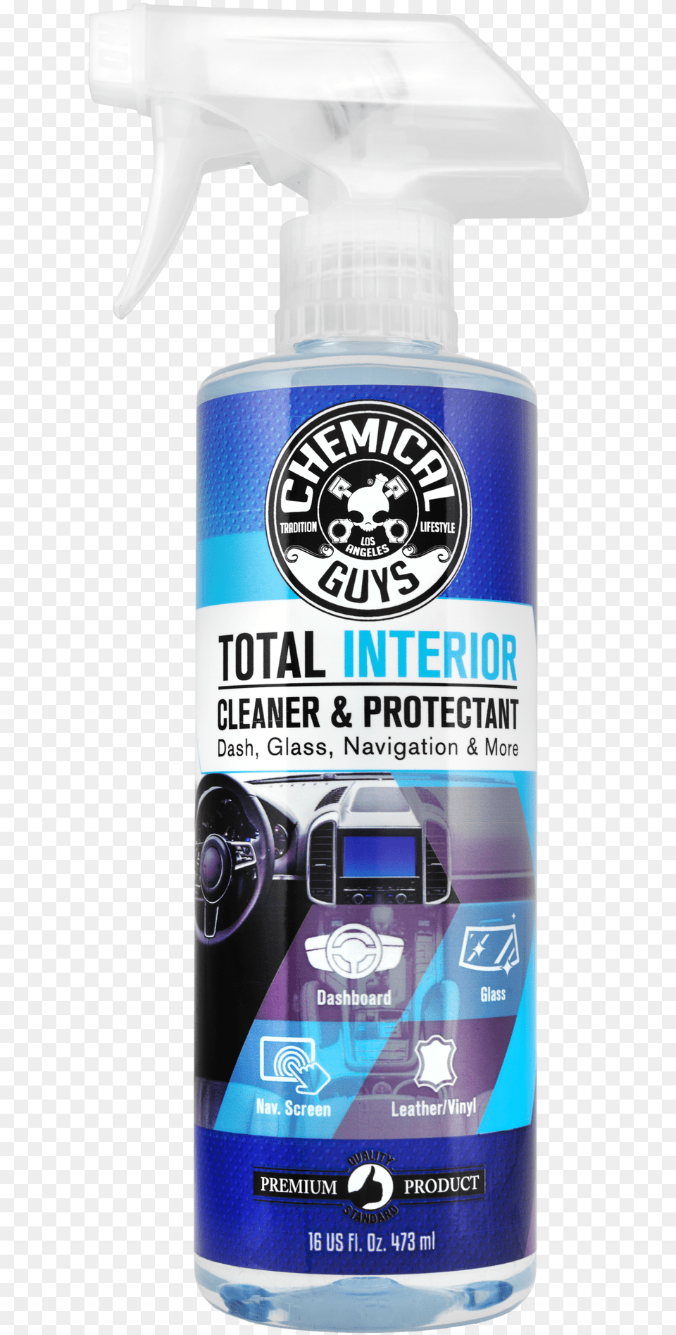 Total Interior Cleaner Ampamp Chemical Guys Total Interior Cleaner Amp Protectant, Bottle, Tin, Can, Alcohol Png