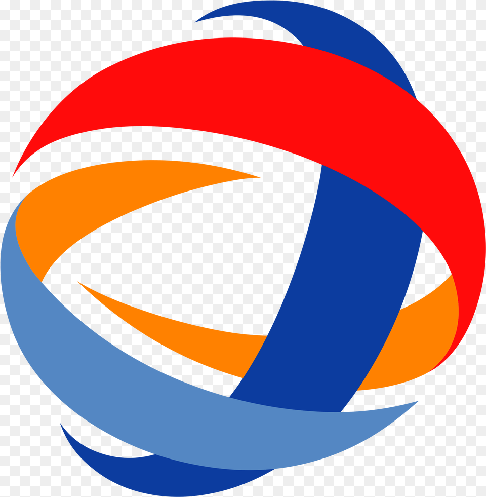 Total Logo Logos Blue Orange Red Circle Logo Name, Sphere, Astronomy, Outer Space Free Transparent Png