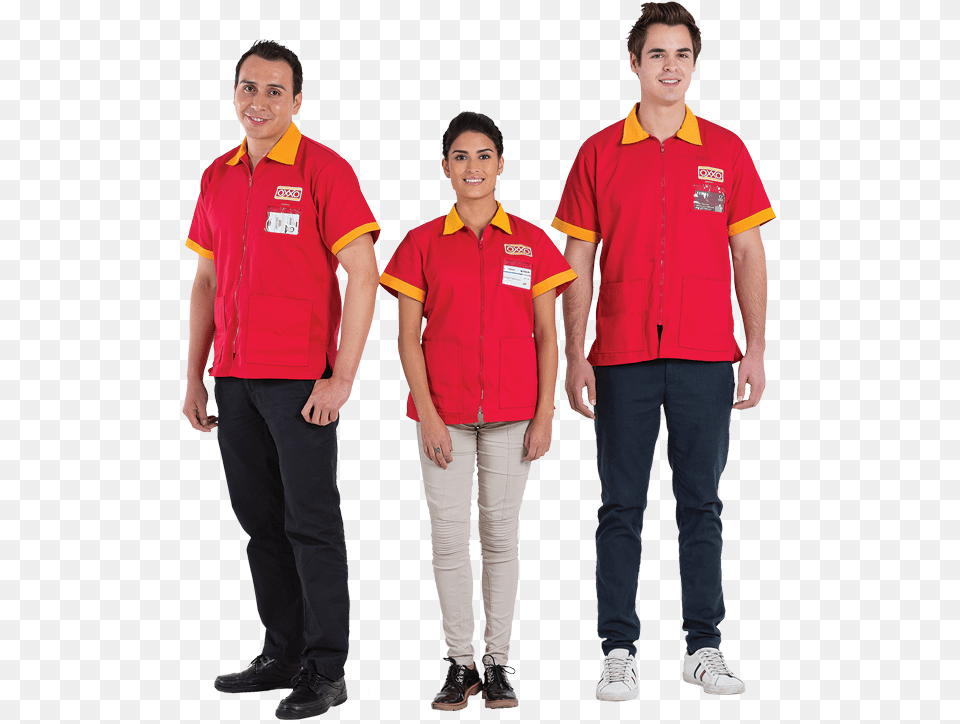 Total Oxxo Stores Download Crew, Shirt, Clothing, Pants, Person Png