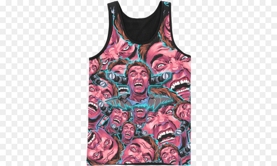 Total Recall Arnold Schwarzenegger Arnold Total Recall Tank Top, Clothing, Tank Top, Vest, Person Free Transparent Png