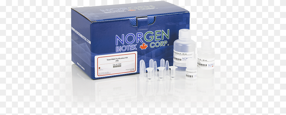 Total Rna Purification Kit From Norgen Biotek Rna, Bottle, Box Free Png Download