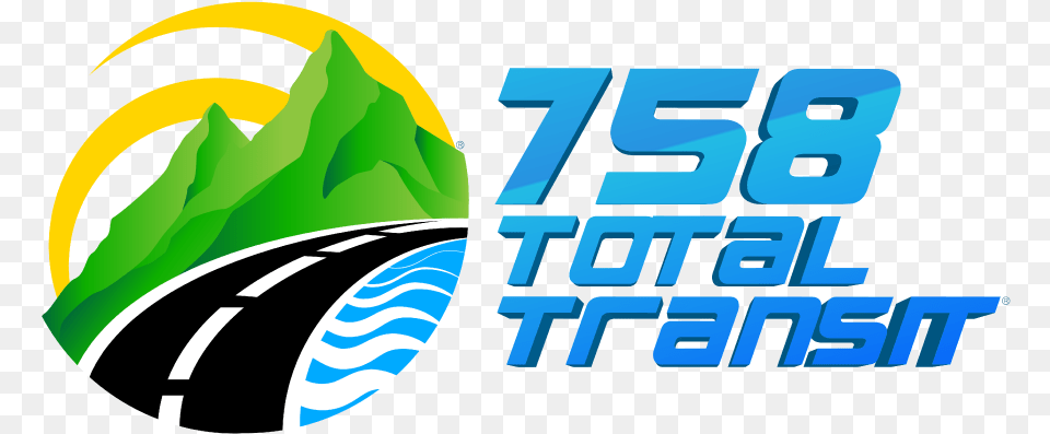 Total Transit Best Private Chauffeur Airport Logo, Art, Graphics, Green Png