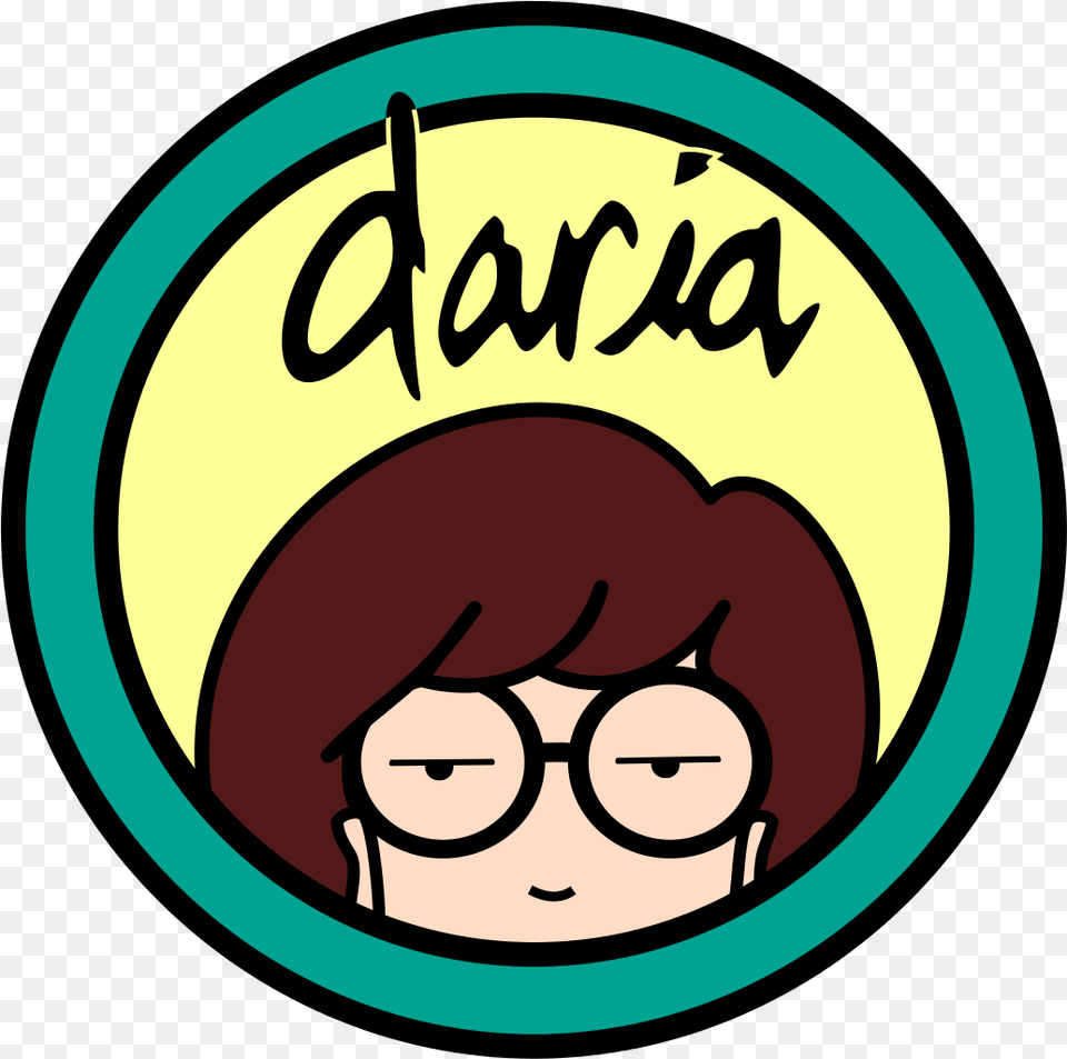 Totally Awesome 90s Daria Mtv, Accessories, Glasses, Book, Comics Png