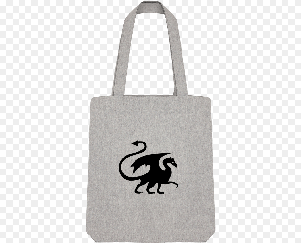 Tote Bag Stanley Stella Dragon Silhouette Par Raccoon Bag, Accessories, Handbag, Tote Bag, Purse Png