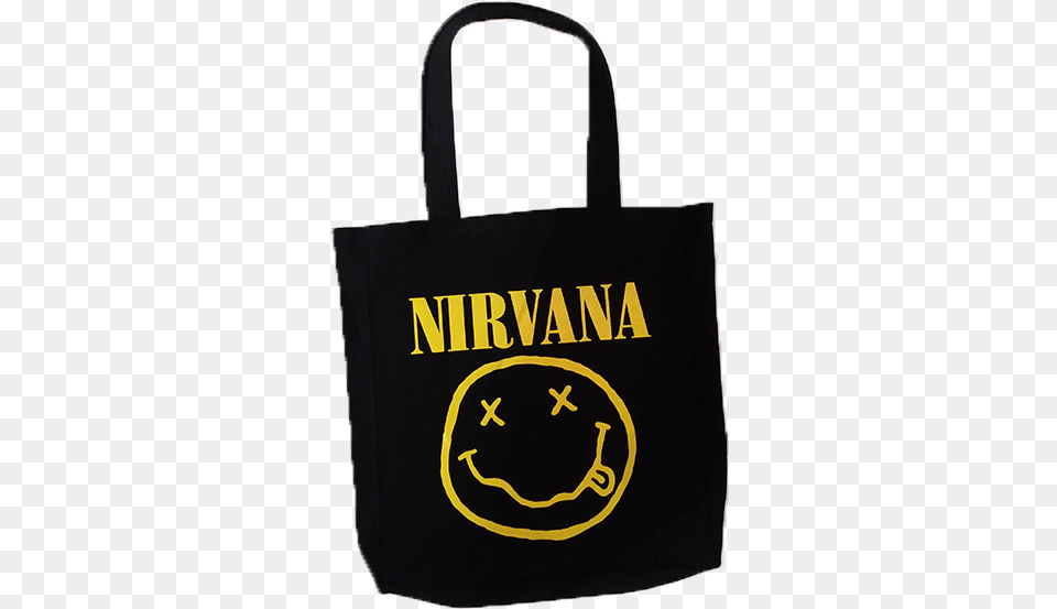 Totebag Nirvana Nirvana Smiley, Accessories, Bag, Handbag, Tote Bag Free Transparent Png