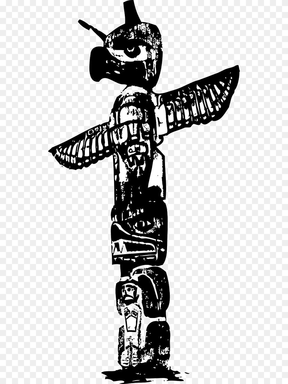 Totem Pole Native Free Photo Native American Totem, Architecture, Emblem, Pillar, Symbol Png Image