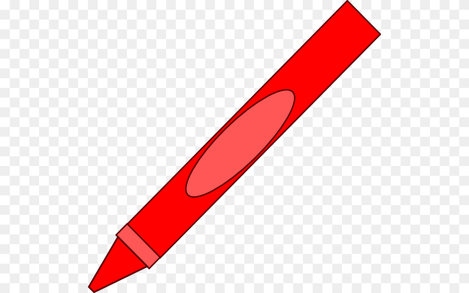 Totetude Red Crayon Clip Art, Rocket, Weapon Free Png Download