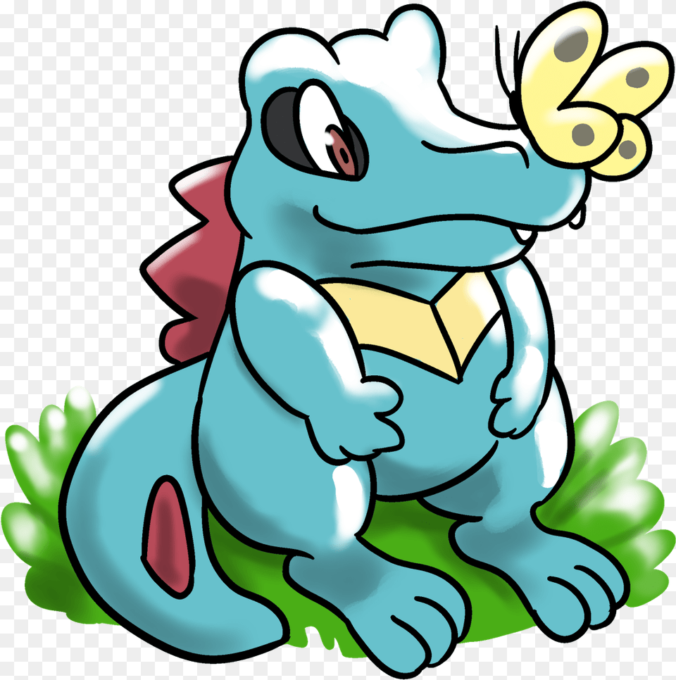 Totodile, Plush, Toy, Baby, Person Free Png Download