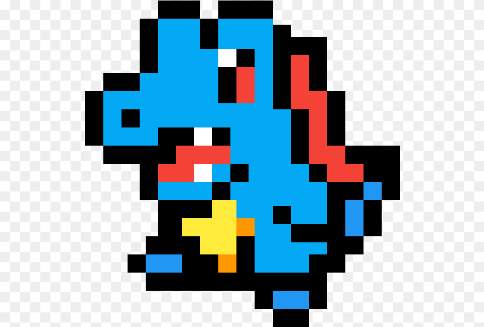 Totodile Pixel Art Pokemon Pixel Art Mudkip, First Aid, Pattern Png Image