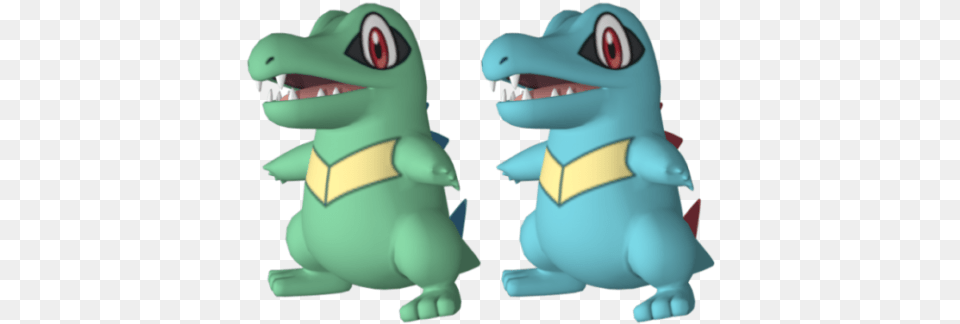 Totodile Pokemon Character 3d Cartoon, Nature, Outdoors, Plush, Snow Png Image