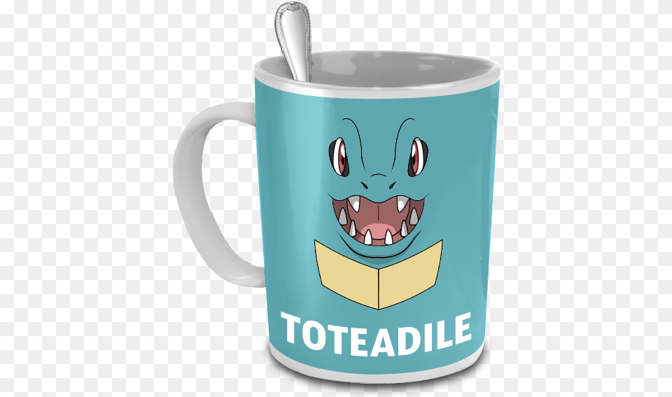 Totodile Pokemon Pun Tea Mug Pokemon Tea Mugs, Cup, Beverage, Coffee, Coffee Cup Free Transparent Png