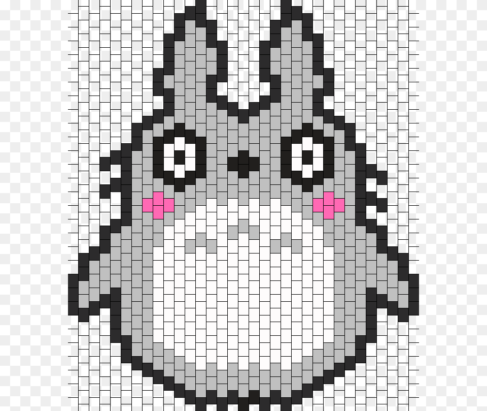 Totoro Bead Pattern, Animal, Mammal, Rabbit, Chess Free Transparent Png