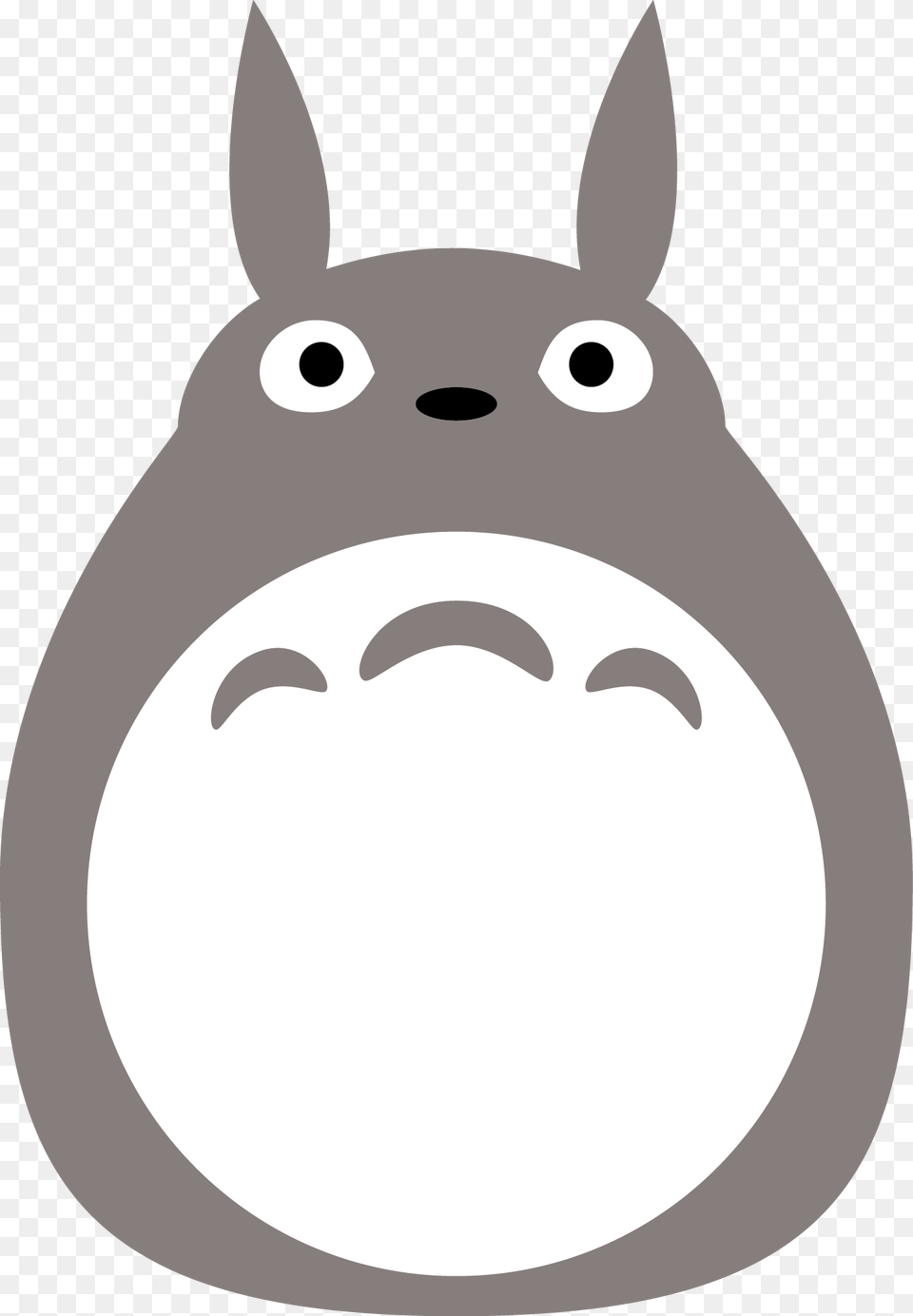 Totoro Icon Image, Stencil, Snout, Animal, Fish Free Png