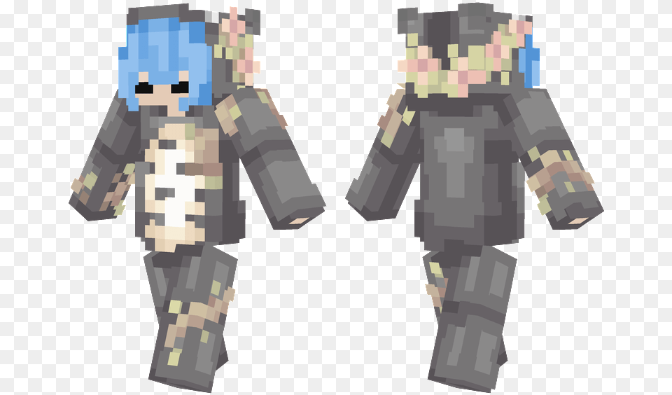 Totoro Onesie Minecraft Wizard Skin, Baby, Person, Clothing, Pants Png