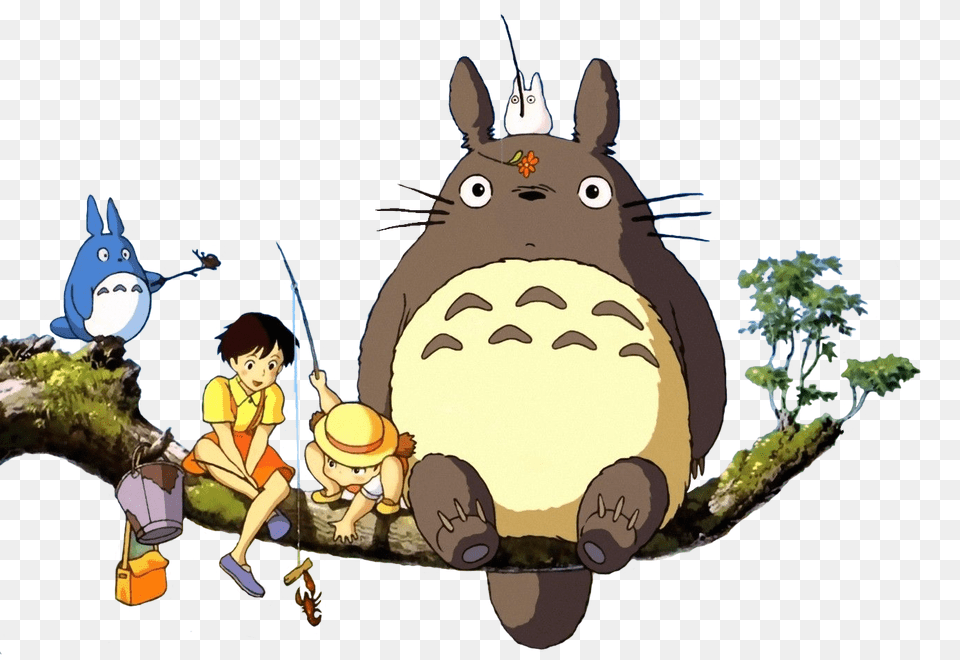 Totoro Painted Animation Lane, Boy, Person, Child, Male Free Png Download