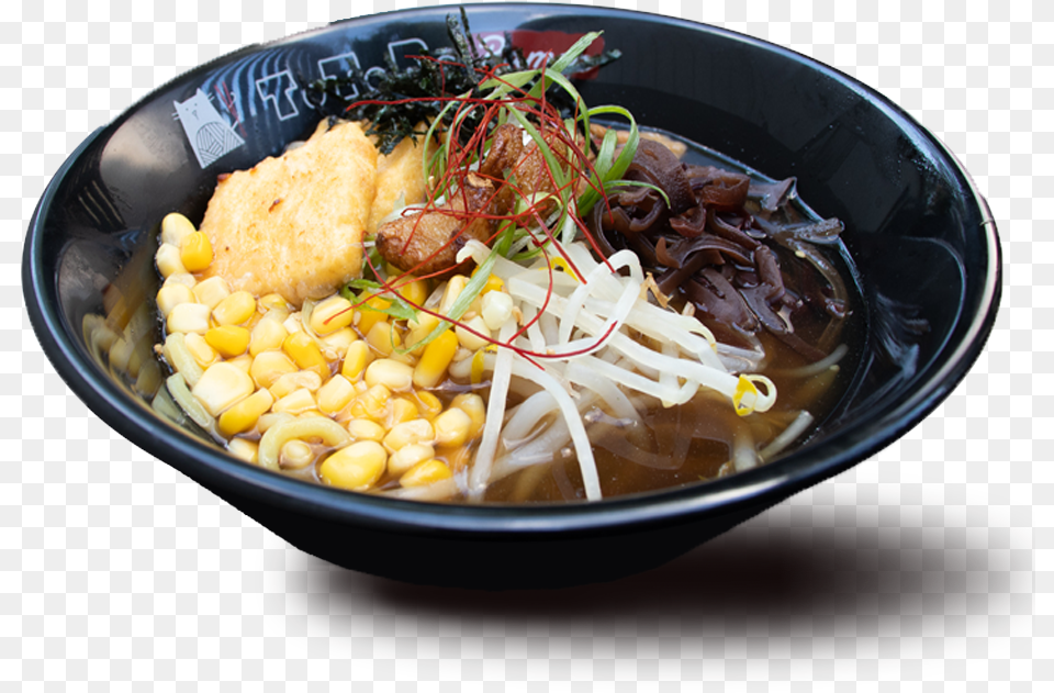Totoro Ramen Ramen Bowl Transparent, Dish, Food, Meal, Food Presentation Png