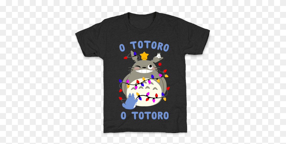 Totoro T Shirts Lookhuman, Clothing, T-shirt, Shirt Png Image