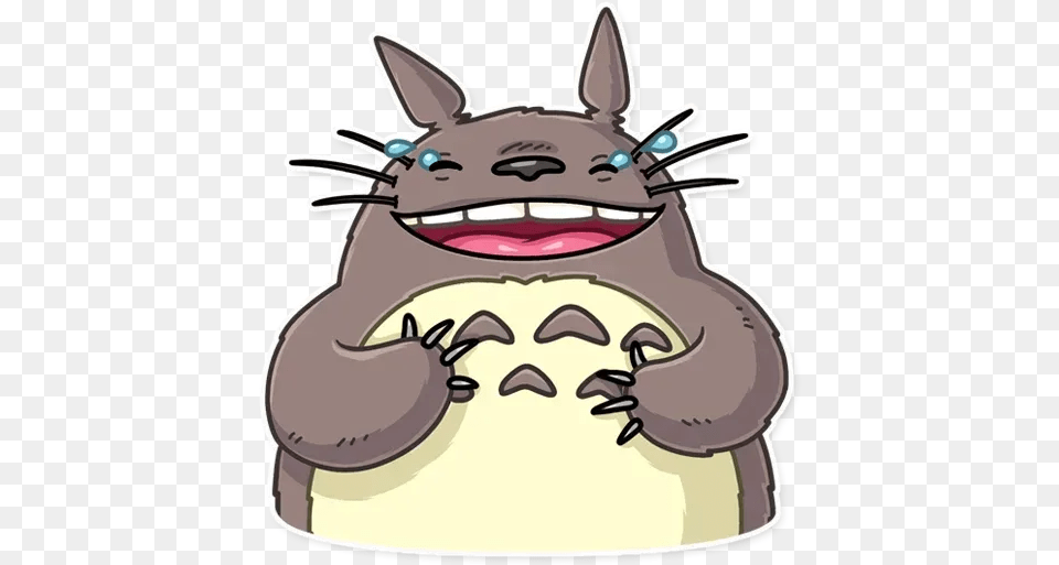 Totoro Whatsapp Stickers Stickers Cloud Totoro Stickers Whatsapp, Electronics, Hardware, Animal, Mammal Free Png